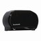 Boardwalk Standard Twin Toilet Tissue Dispenser, 13 x 8 3/4, Black R3670BKBW - alternate 10